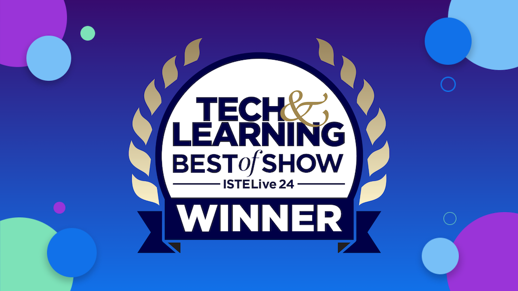 ISTE Best of Show Award Banner for Blog