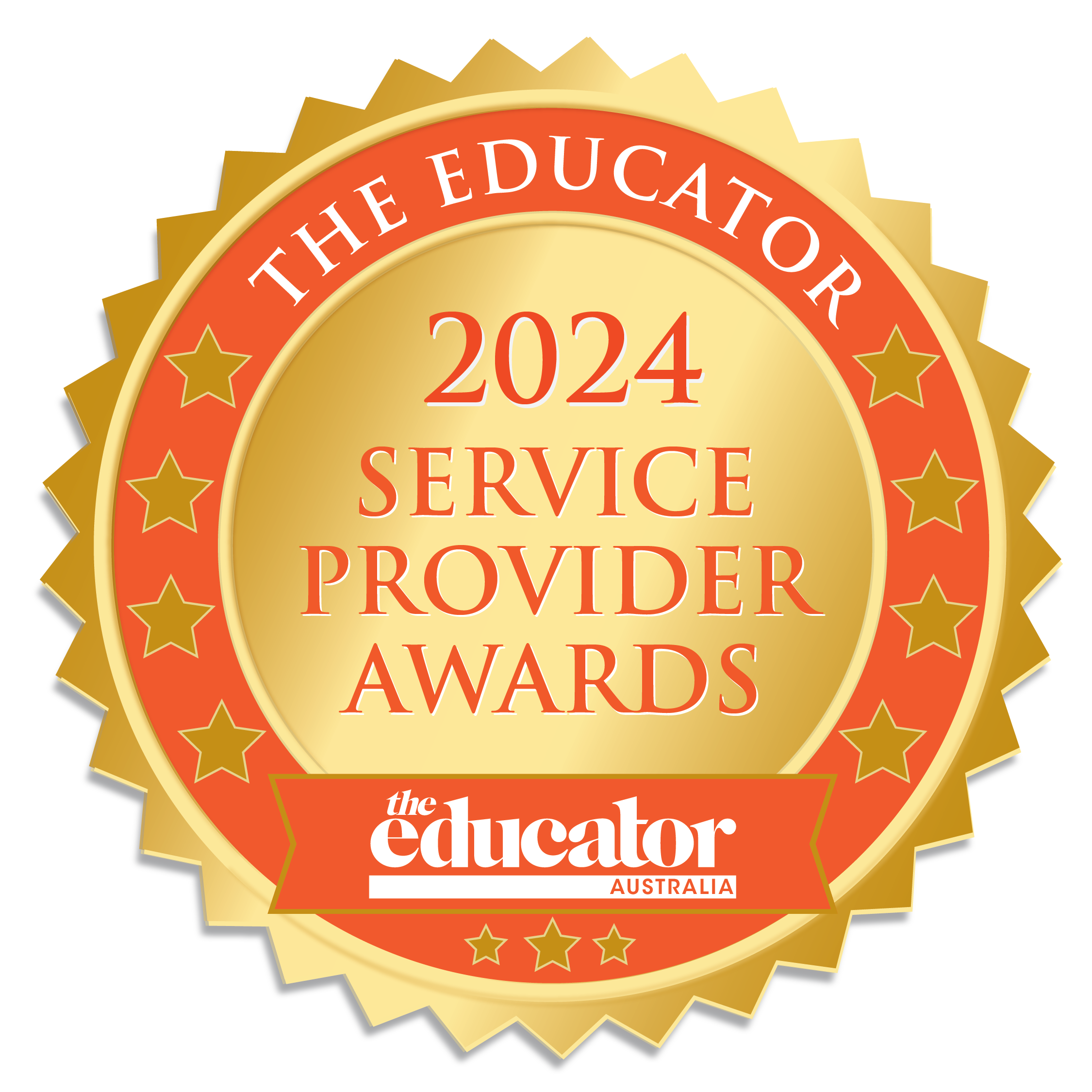 TE 2024 service provider award badge