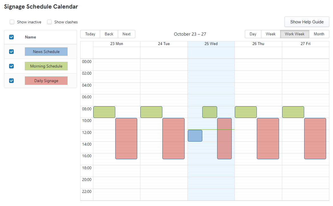 a screenshot of a calendar